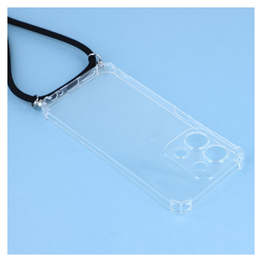 Xiaomi Redmi 15C Hoesje met Koord Schokbestendig TPU Transparant afbeelding 8
