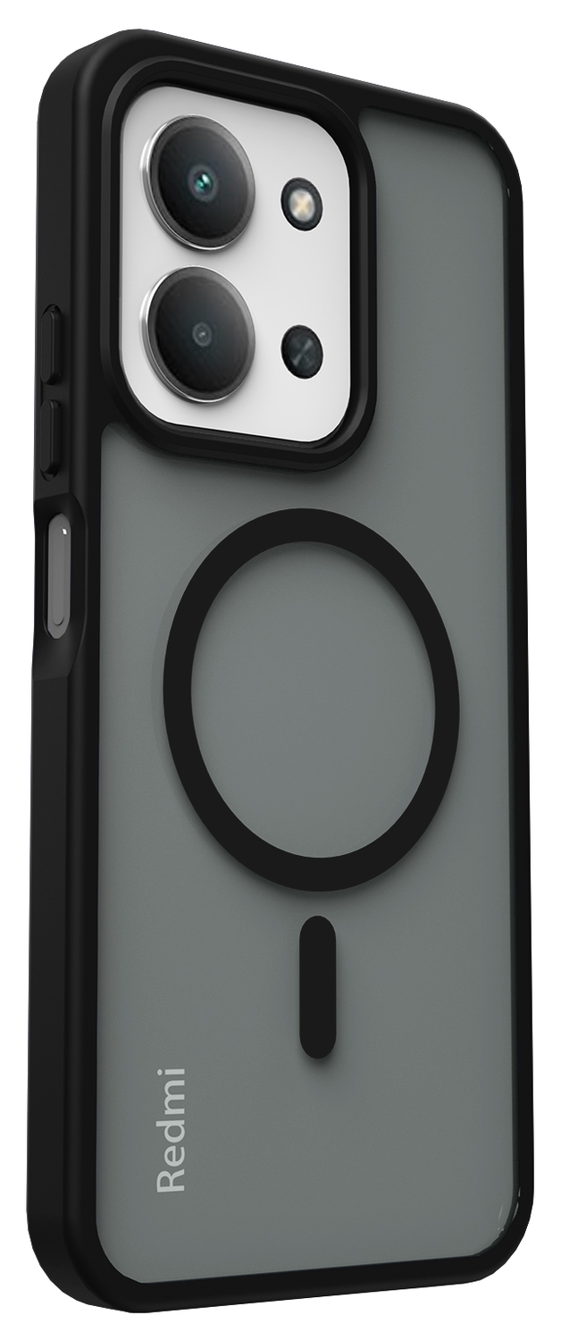 Xiaomi Redmi 15C Hoesje met MagSafe Back Cover Matte Zwart afbeelding 6