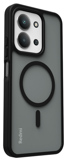 Xiaomi Redmi 15C Hoesje met MagSafe Back Cover Matte Zwart afbeelding 6