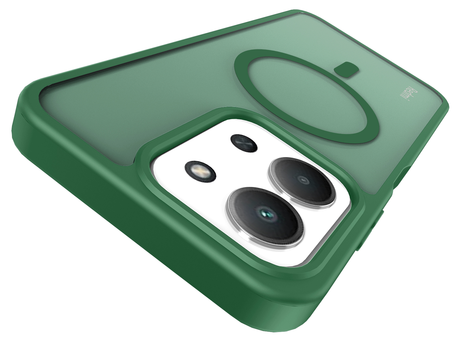 Xiaomi Redmi 15C Hoesje met MagSafe Back Cover Matte Groen afbeelding 7