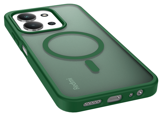Xiaomi Redmi 15C Hoesje met MagSafe Back Cover Matte Groen afbeelding 9