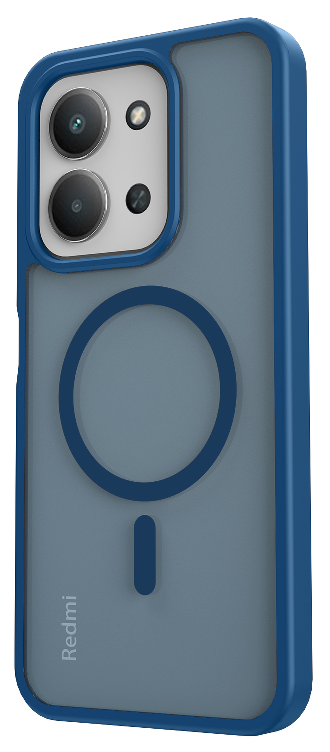 Xiaomi Redmi 15C Hoesje met MagSafe Back Cover Matte Blauw afbeelding 7