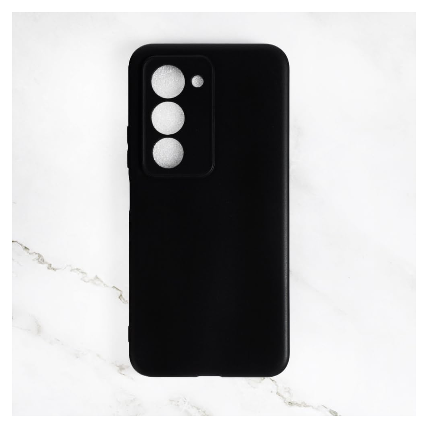 Xiaomi Redmi 15 (5G) Hoesje Dun TPU Back Cover Matte Zwart afbeelding 2
