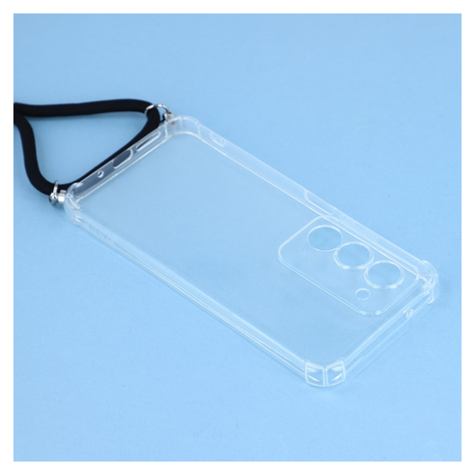 Xiaomi Redmi 15 (5G) Hoesje met Koord Schokbestendig TPU Transparant afbeelding 8