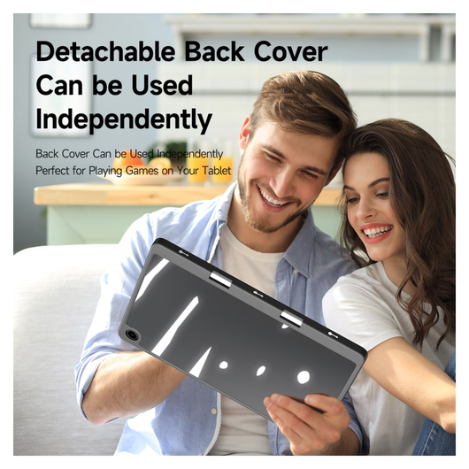 Dux Ducis Magi Samsung Galaxy Tab A11 Plus / A9 Plus Hoes V-Fold Book Case Grijs afbeelding 10