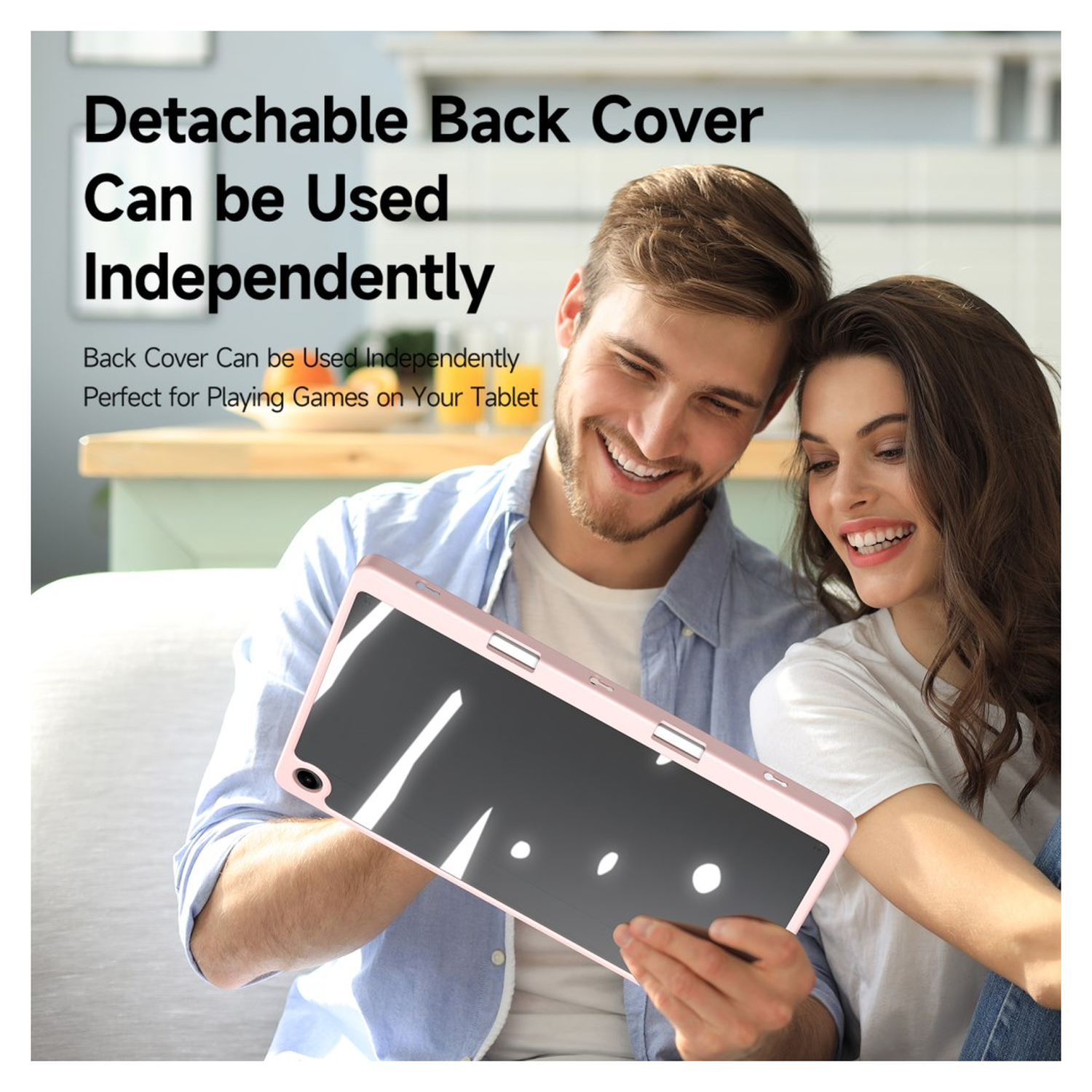 Dux Ducis Magi Samsung Galaxy Tab A11 Plus / A9 Plus Hoes V-Fold Book Case Roze afbeelding 10