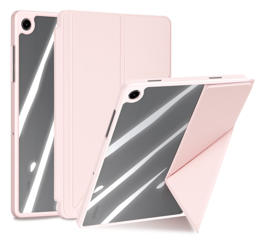 Dux Ducis Magi Samsung Galaxy Tab A11 Plus / A9 Plus Hoes V-Fold Book Case Roze afbeelding 2