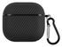 Apple AirPods 4 Hoesje TPU met Haak Carbon Zwart
