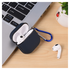 Apple AirPods 4 Hoesje TPU met Haak Carbon Blauw afbeelding 3