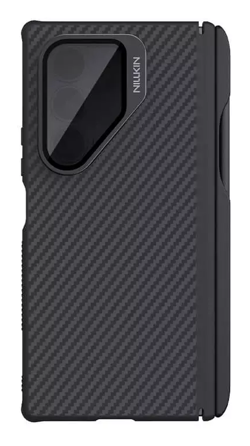 Nillkin CarboProp Kickstand Samsung Z Fold 7 Hoesje MagSafe Aramidevezel Zwart afbeelding 1