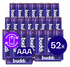 Buddi Oplaadbare AAA Batterijen 1.200 mAh 1.2V 52 Stuks