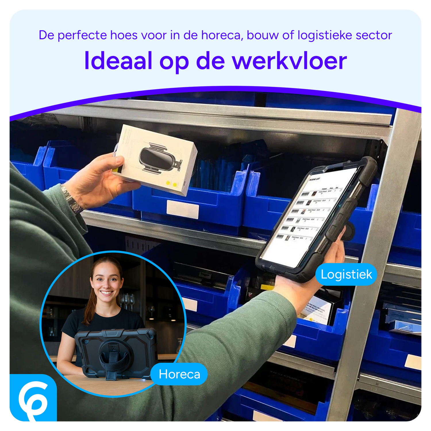 Samsung Galaxy Tab A11 Hoes met Screen Protector en Handriem Roze afbeelding 6