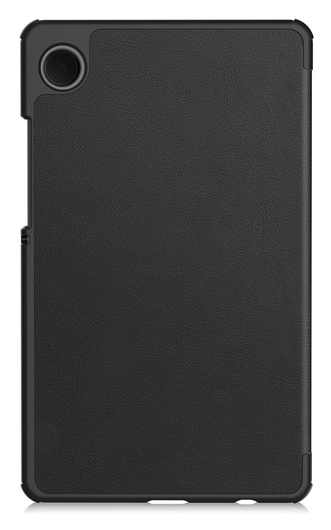 Samsung Galaxy Tab A11 Hoes Tri-Fold Book Case met Standaard Zwart afbeelding 2