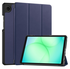 Samsung Galaxy Tab A11 Hoes Tri-Fold Book Case met Standaard Blauw