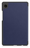 Samsung Galaxy Tab A11 Hoes Tri-Fold Book Case met Standaard Blauw afbeelding 2