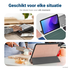 Samsung Galaxy Tab A11 Hoes Tri-Fold Book Case met Standaard Roze Goud afbeelding 8