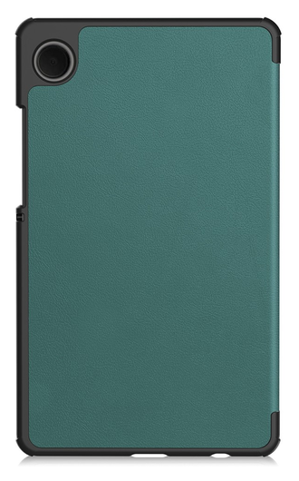 Samsung Galaxy Tab A11 Hoes Tri-Fold Book Case met Standaard Groen afbeelding 2