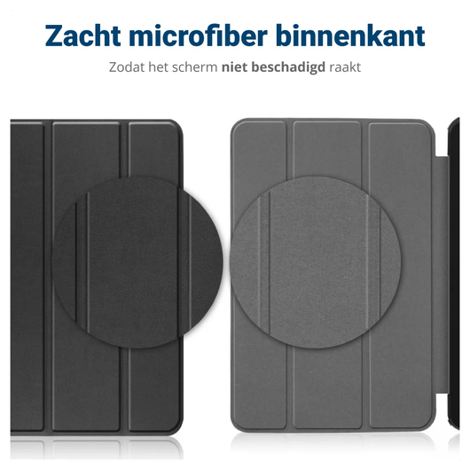 Samsung Galaxy Tab A11 Hoes Tri-Fold Book Case met Standaard Sterrennacht afbeelding 8