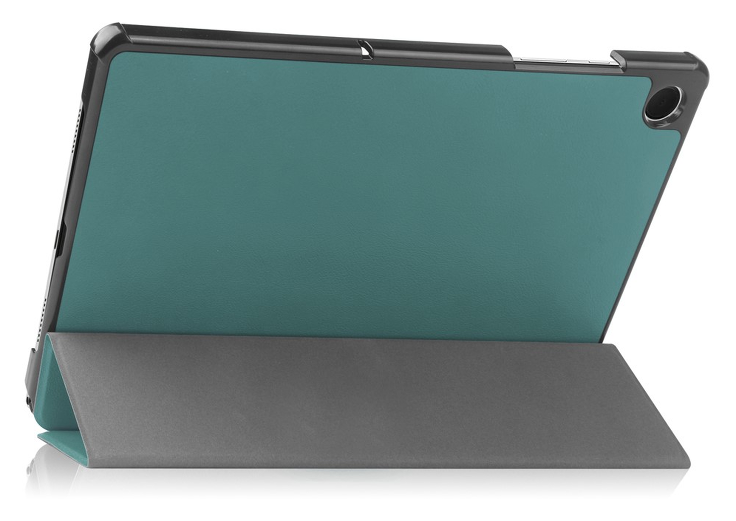 Samsung Tab A11 Plus / A9 Plus Tri-Fold Hoes met Standaard Groen afbeelding 3