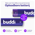 Buddi Oplaadbare AAA Batterijen 1.200 mAh 1.2V 100 Stuks afbeelding 2