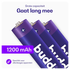Buddi Oplaadbare AAA Batterijen 1.200 mAh 1.2V 100 Stuks afbeelding 3