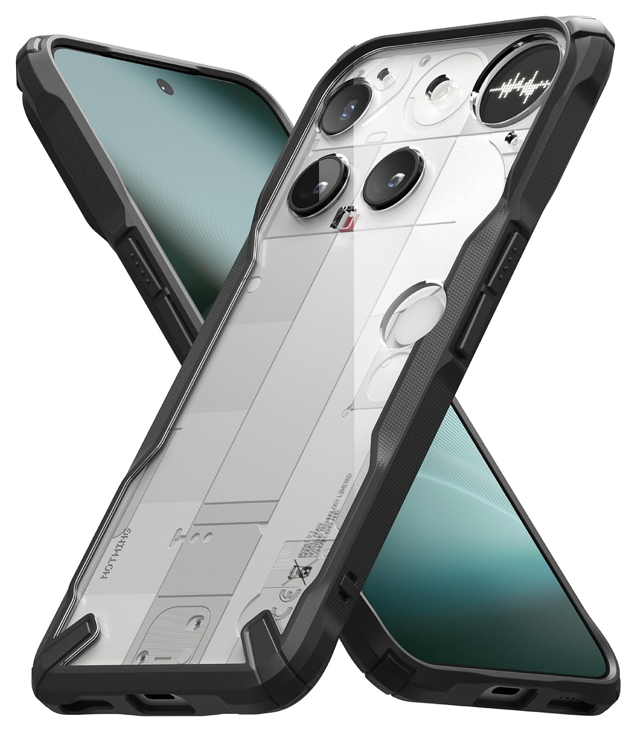 Ringke Fusion X Nothing Phone (3) Hoesje Back Cover Zwart afbeelding 1