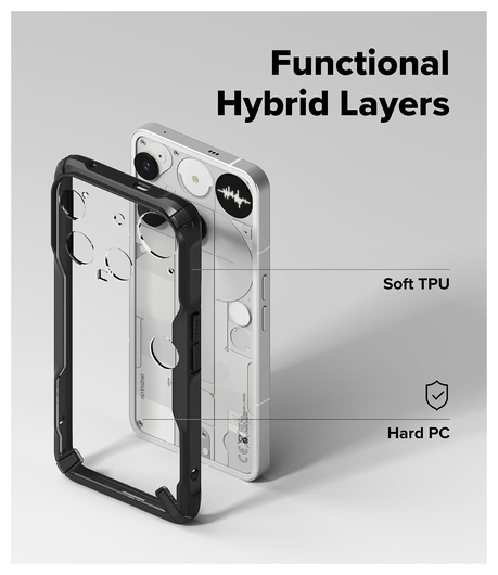 Ringke Fusion X Nothing Phone (3) Hoesje Back Cover Zwart afbeelding 7