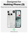 Ringke Fusion X Nothing Phone (3) Hoesje Back Cover Zwart afbeelding 2
