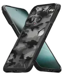 Ringke Fusion X Nothing Phone (3) Hoesje Back Cover Camo Zwart afbeelding