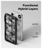 Ringke Fusion X Nothing Phone (3) Hoesje Back Cover Camo Zwart afbeelding 6