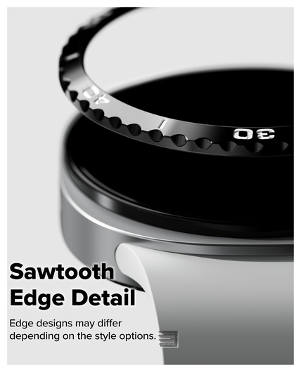 Ringke Bezel Styling - Galaxy Watch 8 44MM - Randbeschermer - Zwart afbeelding 6
