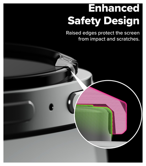 Ringke Bezel Styling - Galaxy Watch 8 44MM - Randbeschermer - Zwart afbeelding 8