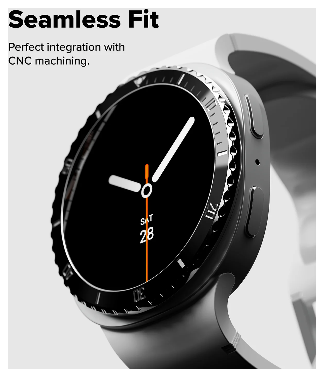 Ringke Bezel Styling - Galaxy Watch 8 44MM - Randbeschermer - Premium Zwart afbeelding 7