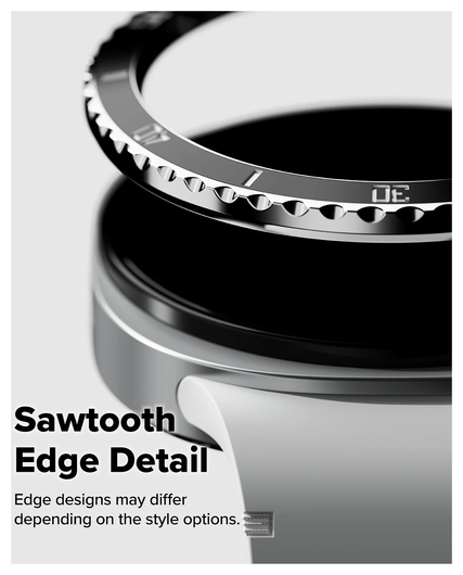 Ringke Bezel Styling - Galaxy Watch 8 44MM - Randbeschermer - Premium Zwart afbeelding 8