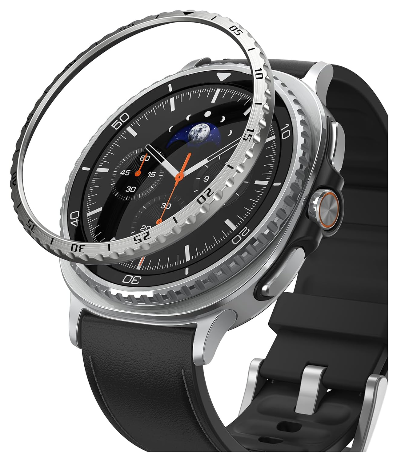 Ringke Bezel - Galaxy Watch 8 Classic 46MM - Randbeschermer - Zilver afbeelding 1
