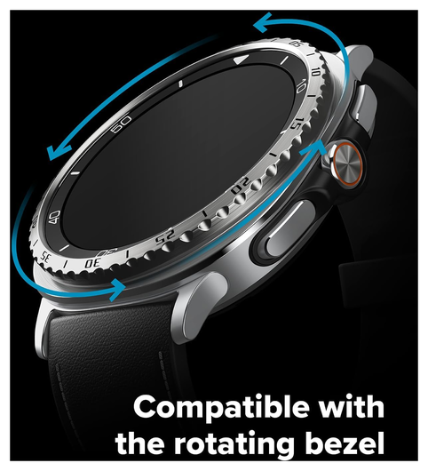 Ringke Bezel - Galaxy Watch 8 Classic 46MM - Randbeschermer - Zilver afbeelding 5