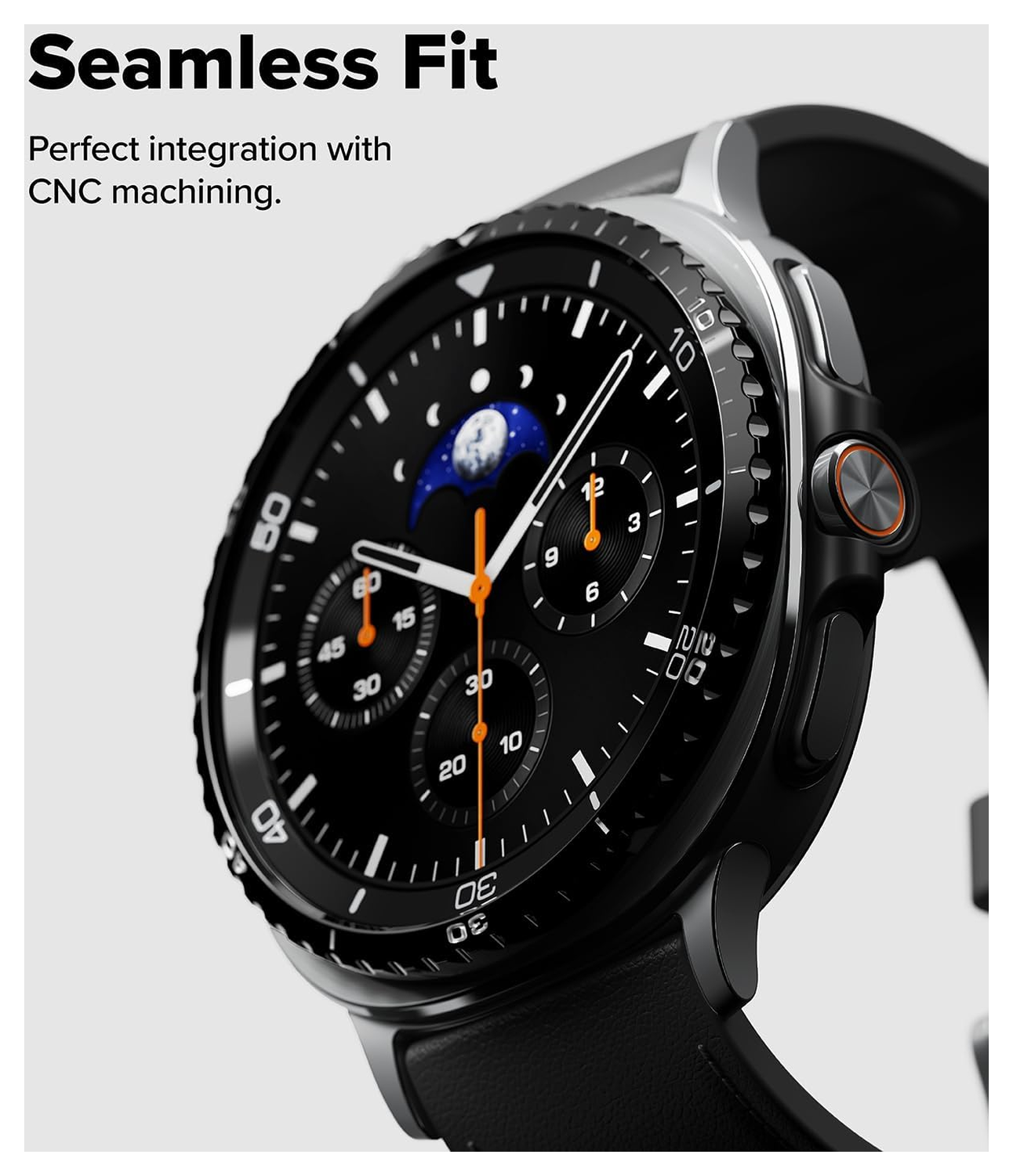 Ringke Bezel - Galaxy Watch 8 Classic 46MM - Randbeschermer - Zwart afbeelding 7