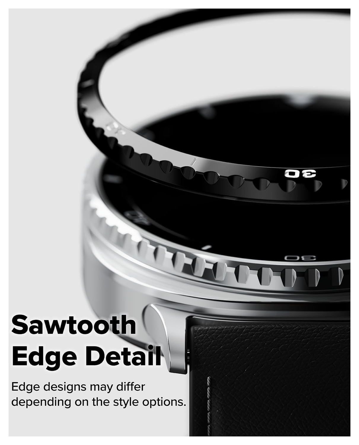 Ringke Bezel - Galaxy Watch 8 Classic 46MM - Randbeschermer - Zwart afbeelding 8