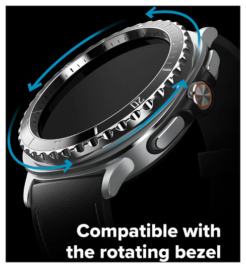 Ringke Bezel - Galaxy Watch 8 Classic 46MM - Randbeschermer - Premium Zwart afbeelding 5