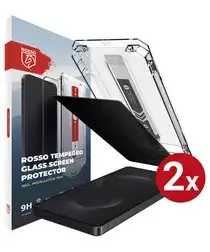 Rosso Samsung S25 Edge Privacy Glass met Installatietray Dust Removal (2-Pack) afbeelding