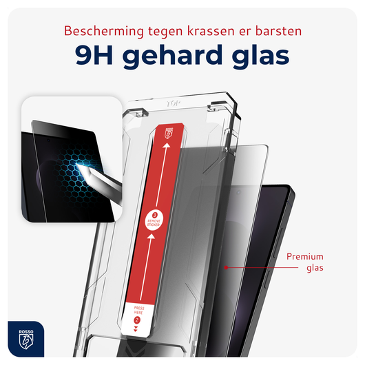 Rosso Samsung S25 Edge Privacy Glass met Installatietray Dust Removal (2-Pack) afbeelding 2