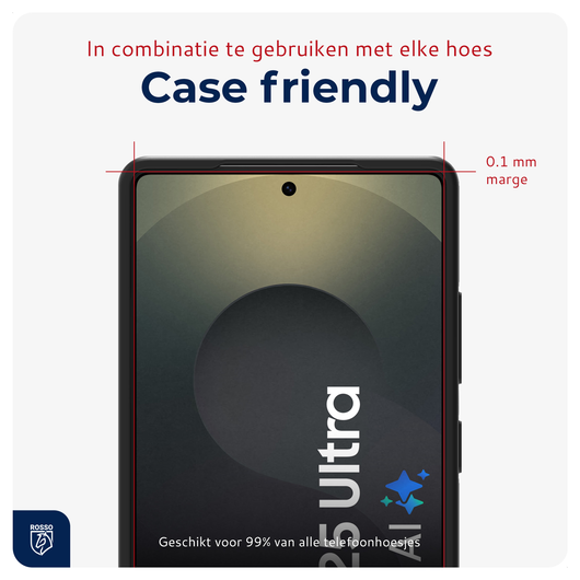 Rosso Samsung S25 Ultra Privacy Glass met Installatietray Dust Removal (2-Pack) afbeelding 6