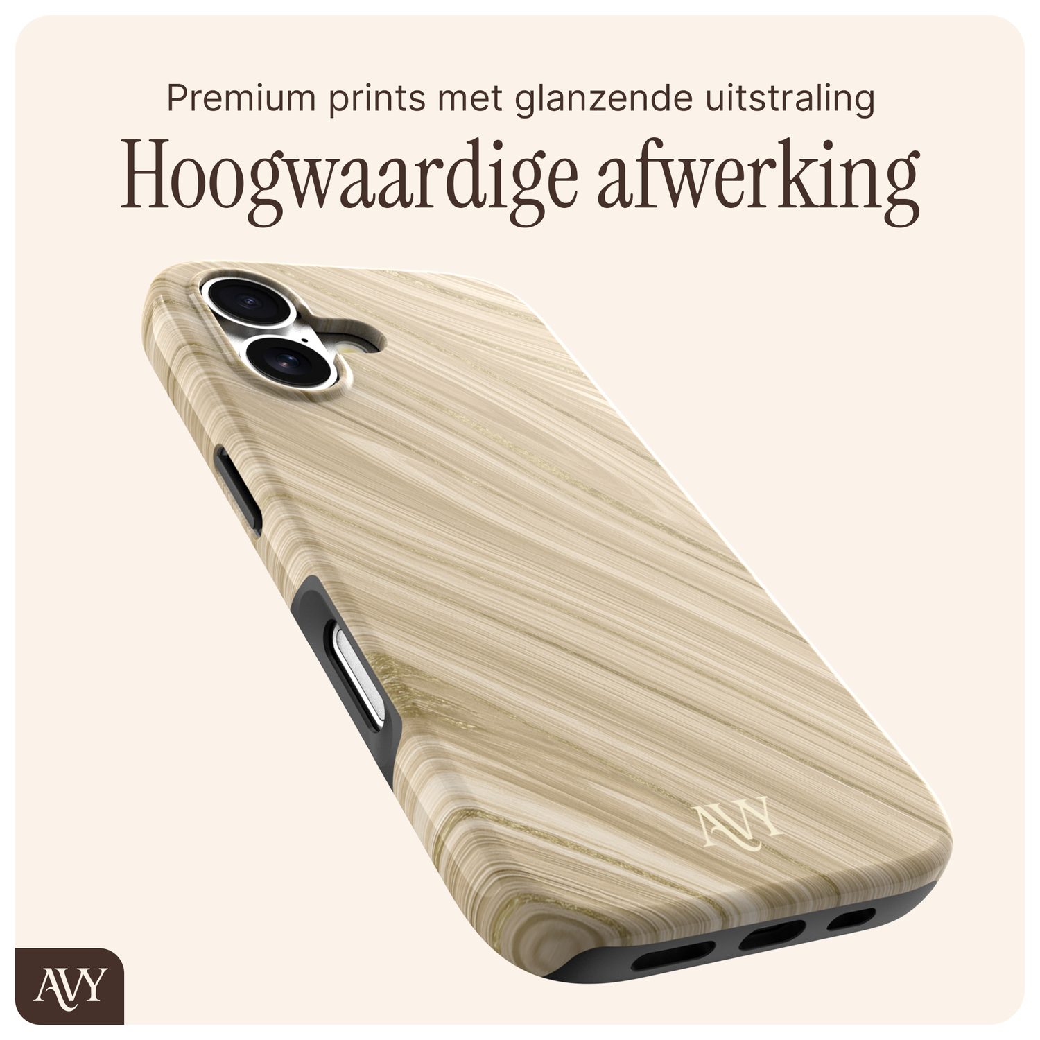 AVY Apple iPhone 17 Hoesje MagSafe Back Cover - Aurum Gold afbeelding 7