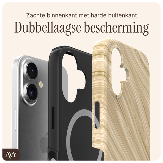 AVY Apple iPhone 17 Hoesje MagSafe Back Cover - Aurum Gold afbeelding 5