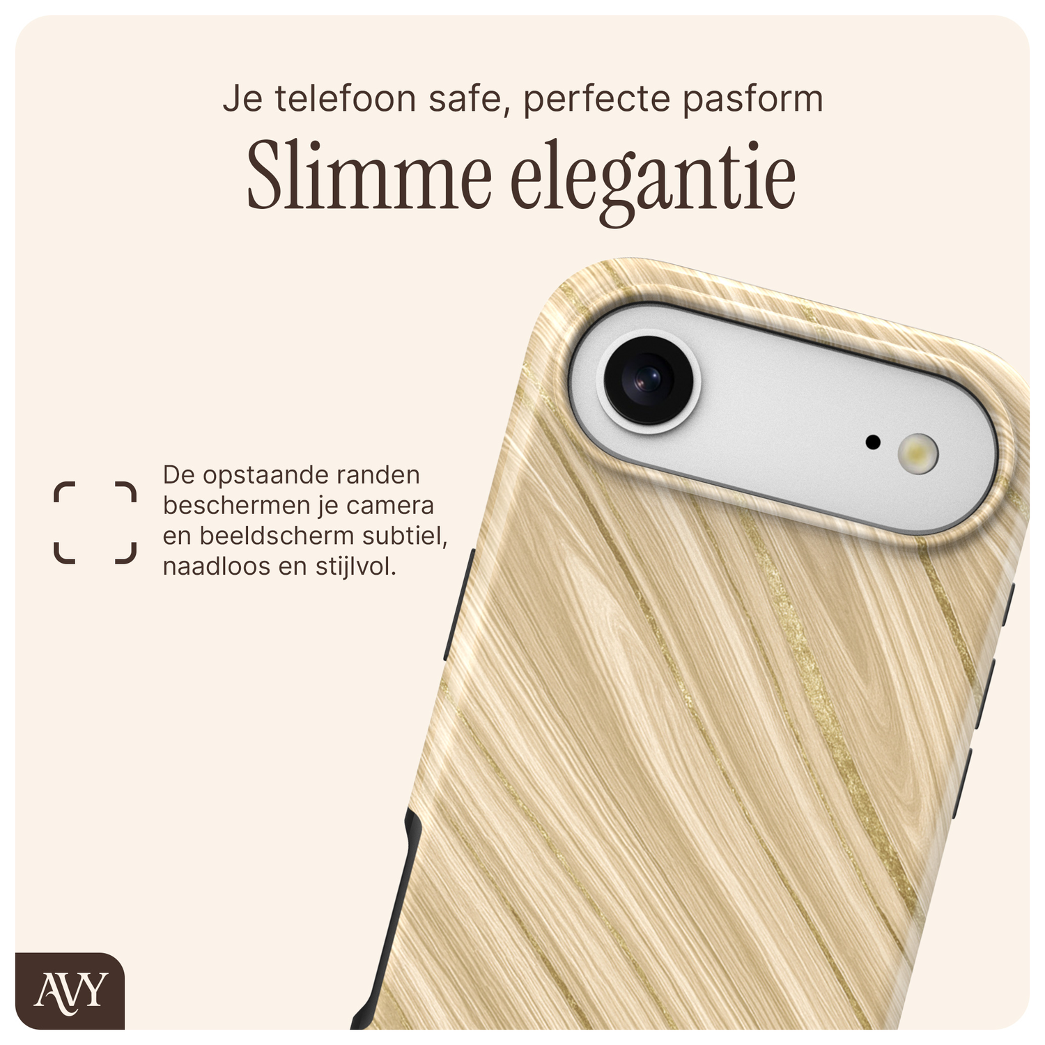 AVY Apple iPhone Air Hoesje MagSafe Back Cover - Aurum Gold afbeelding 8
