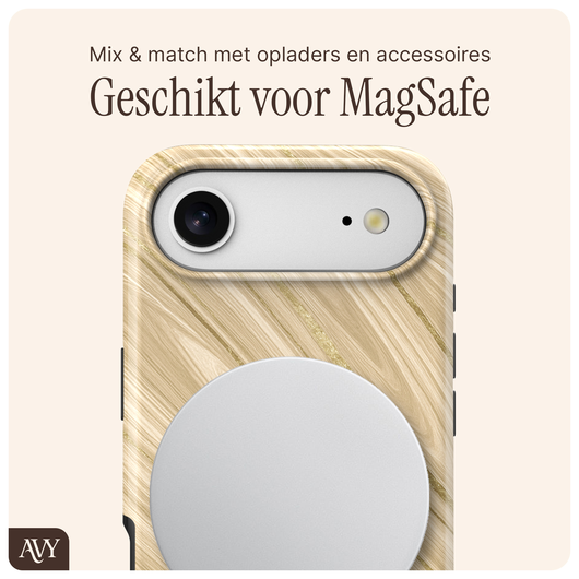 AVY Apple iPhone Air Hoesje MagSafe Back Cover - Aurum Gold afbeelding 6