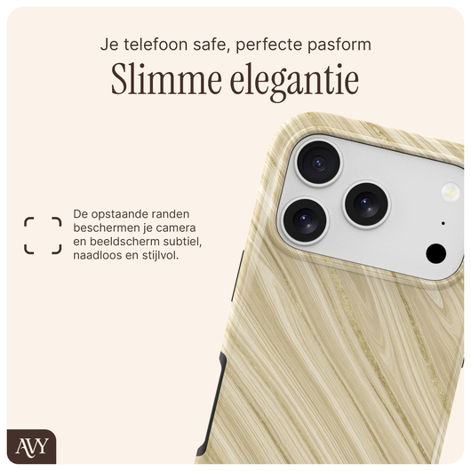 AVY Apple iPhone 17 Pro Hoesje MagSafe Back Cover - Aurum Gold afbeelding 8
