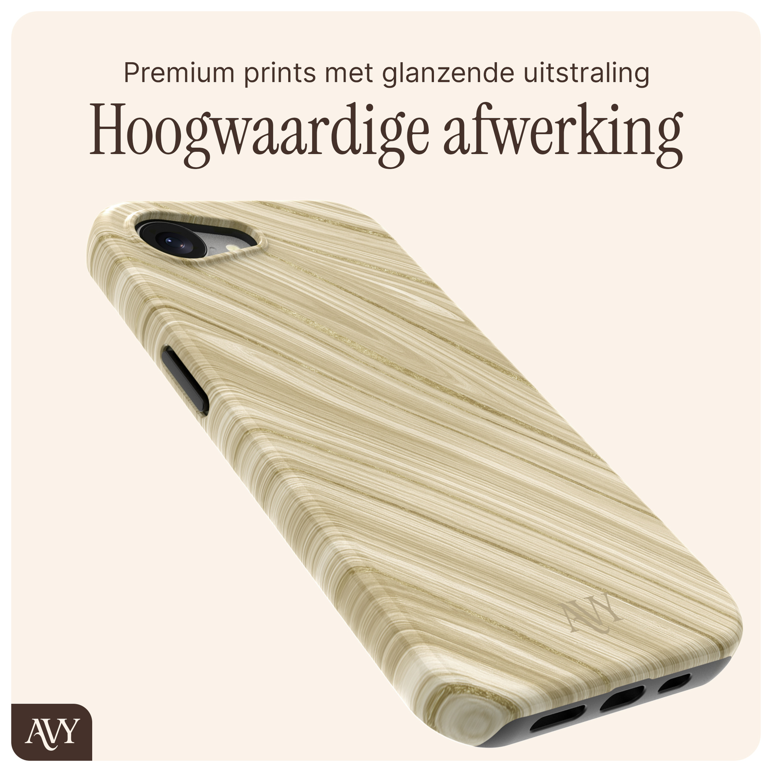 AVY Apple iPhone 16e Hoesje MagSafe Back Cover Aurum Gold afbeelding 9