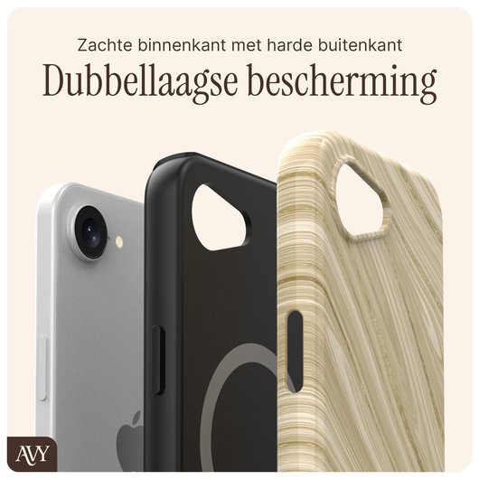 AVY Apple iPhone 16e Hoesje MagSafe Back Cover Aurum Gold afbeelding 6