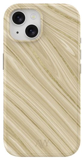 AVY Apple iPhone 14 / 13 Hoesje MagSafe Back Cover Aurum Gold afbeelding 1